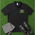 Finish The Round Embroidered Polo Shirt