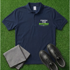 Finish The Round Embroidered Polo Shirt