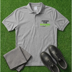 Finish The Round Embroidered Polo Shirt