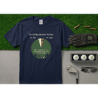 The "Golf Bag Allocation" Pie Chart Funny Golf T-Shirt