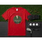 The "Golf Bag Allocation" Pie Chart Funny Golf T-Shirt