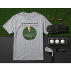 The "Golf Bag Allocation" Pie Chart Funny Golf T-Shirt