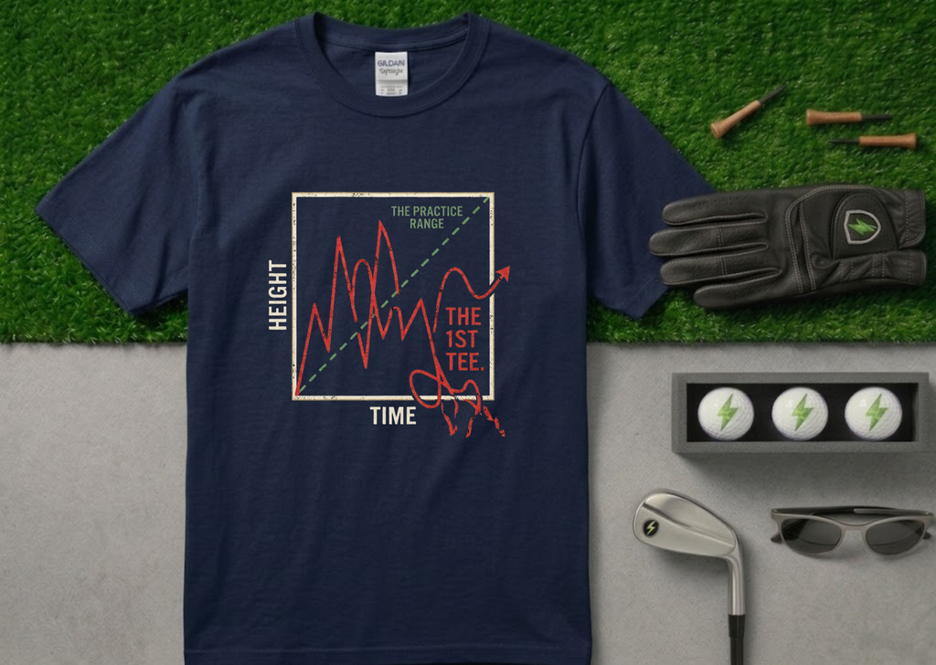The "Ball Flight Analysis" Funny Golf T-Shirt