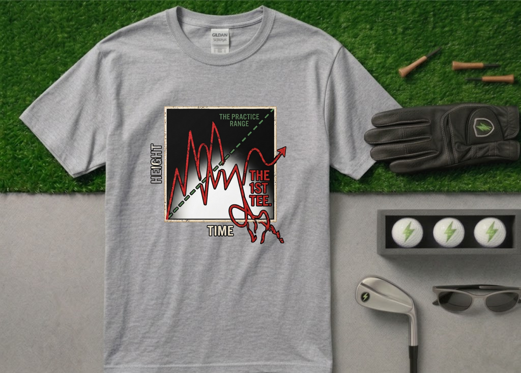 The "Ball Flight Analysis" Funny Golf T-Shirt