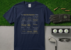The "Heart Rate Diagnostics" Meter Funny Golf T-Shirt