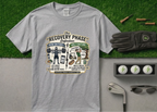 Gym vs. Golf "Recovery Phase" Funny T-Shirt