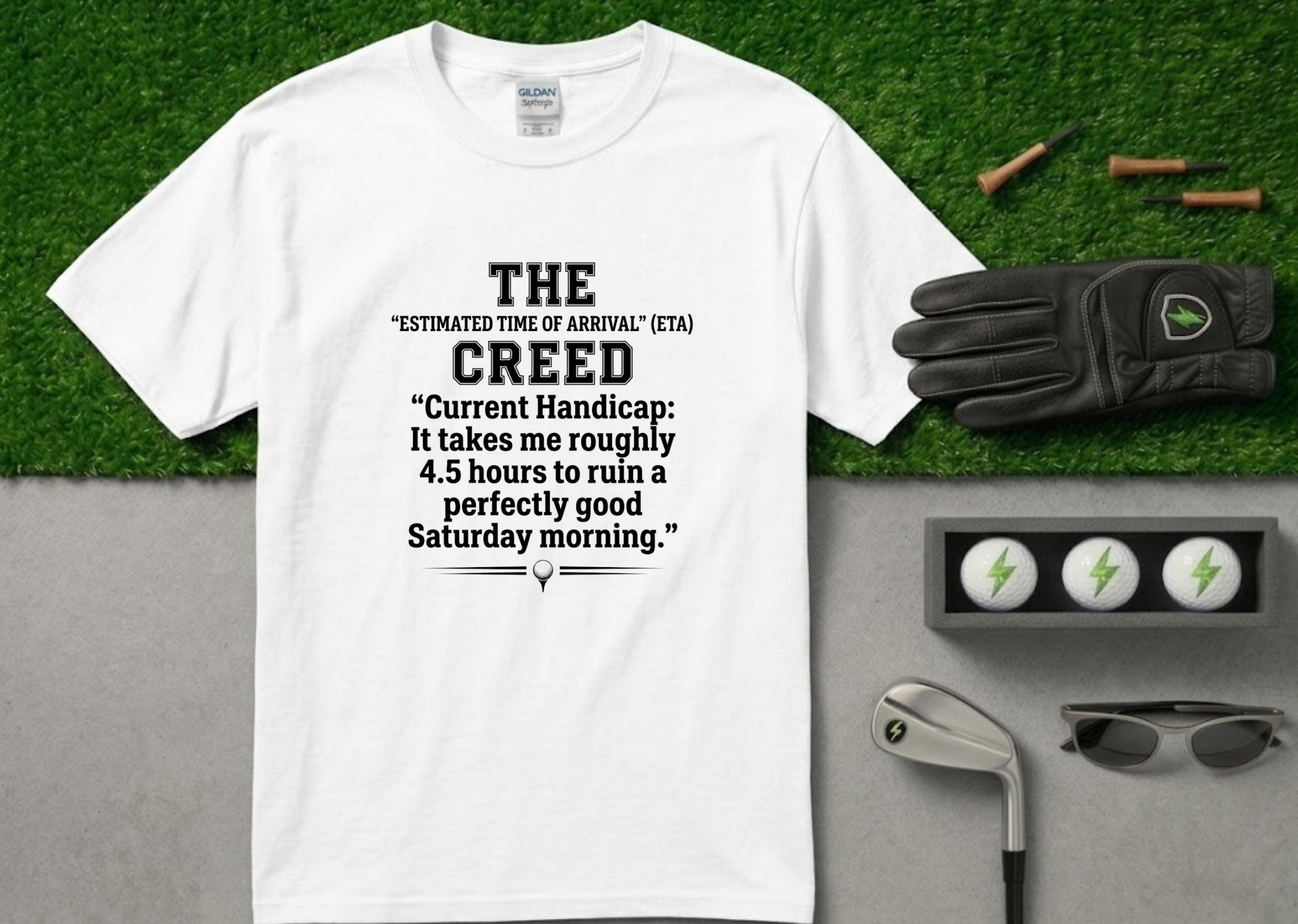 The Creed" Funny Golf Handicap T-Shirt