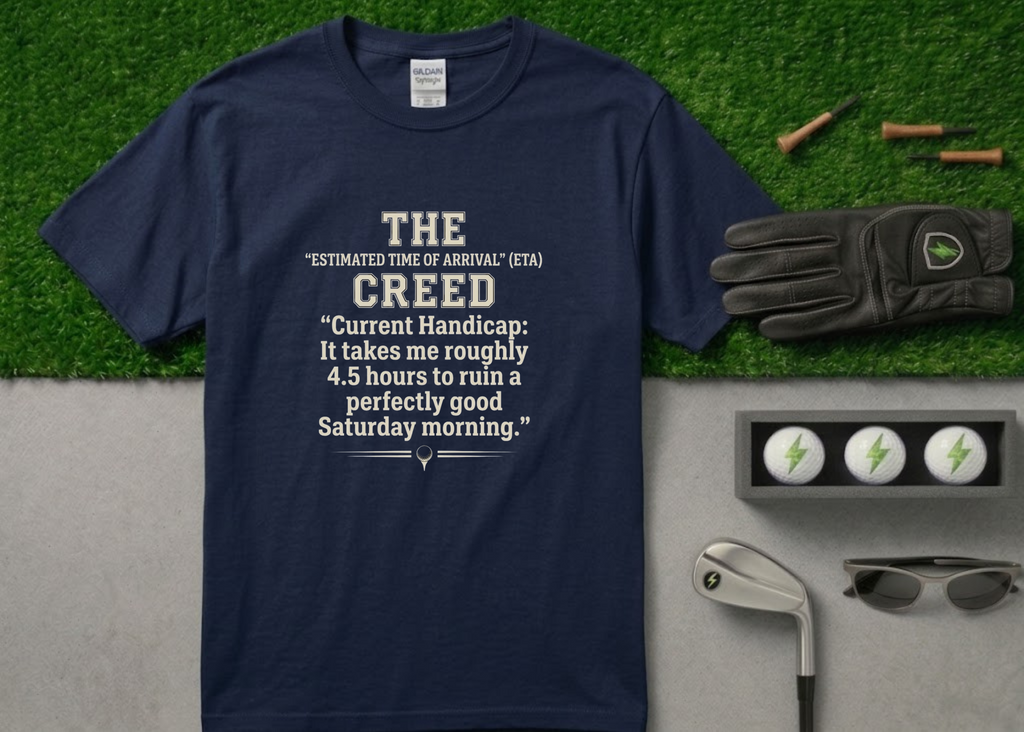 The Creed" Funny Golf Handicap T-Shirt