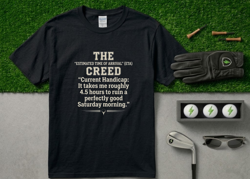 The Creed" Funny Golf Handicap T-Shirt