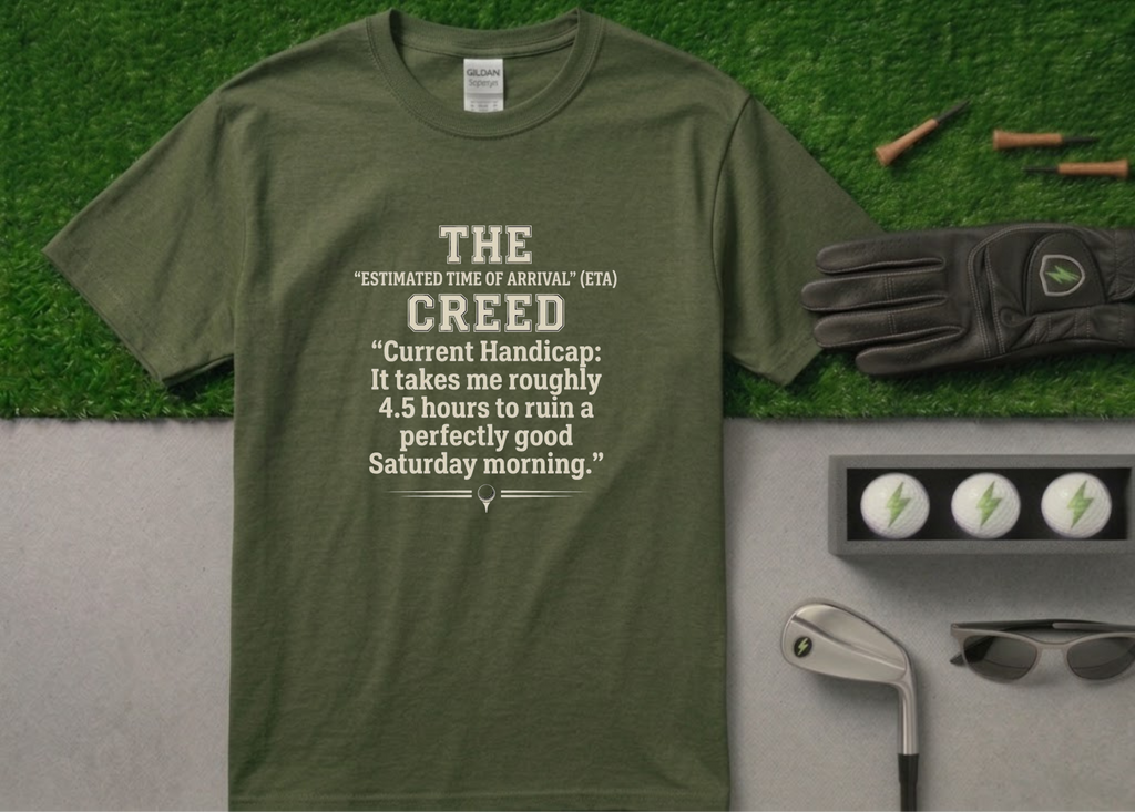 The Creed" Funny Golf Handicap T-Shirt