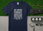 "Elite Advice Ignorance" Funny Golf T-Shirt