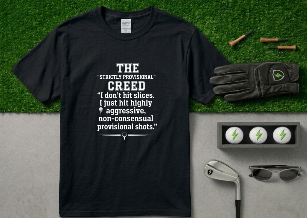 The "I Don't Slice" Funny Golf T-Shirt