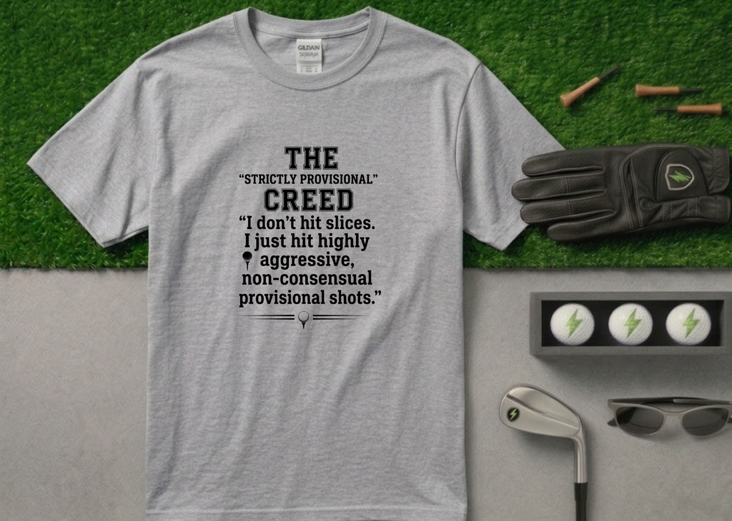 The "I Don't Slice" Funny Golf T-Shirt