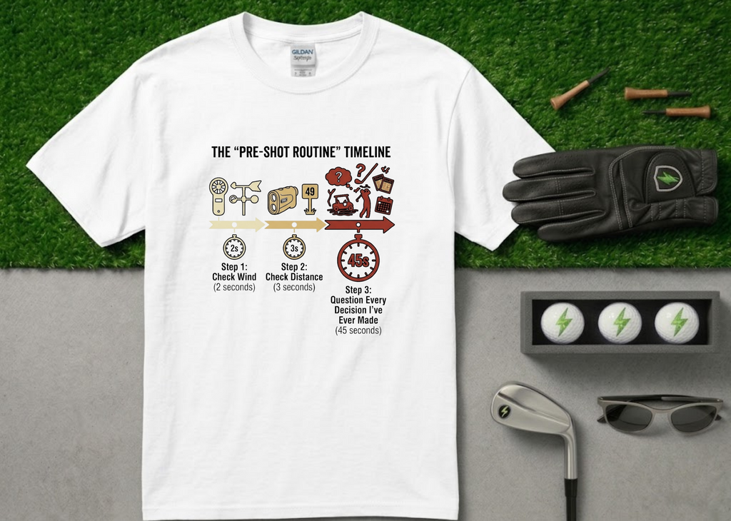 The "Question Every Decision" Funny Golf T-Shirt