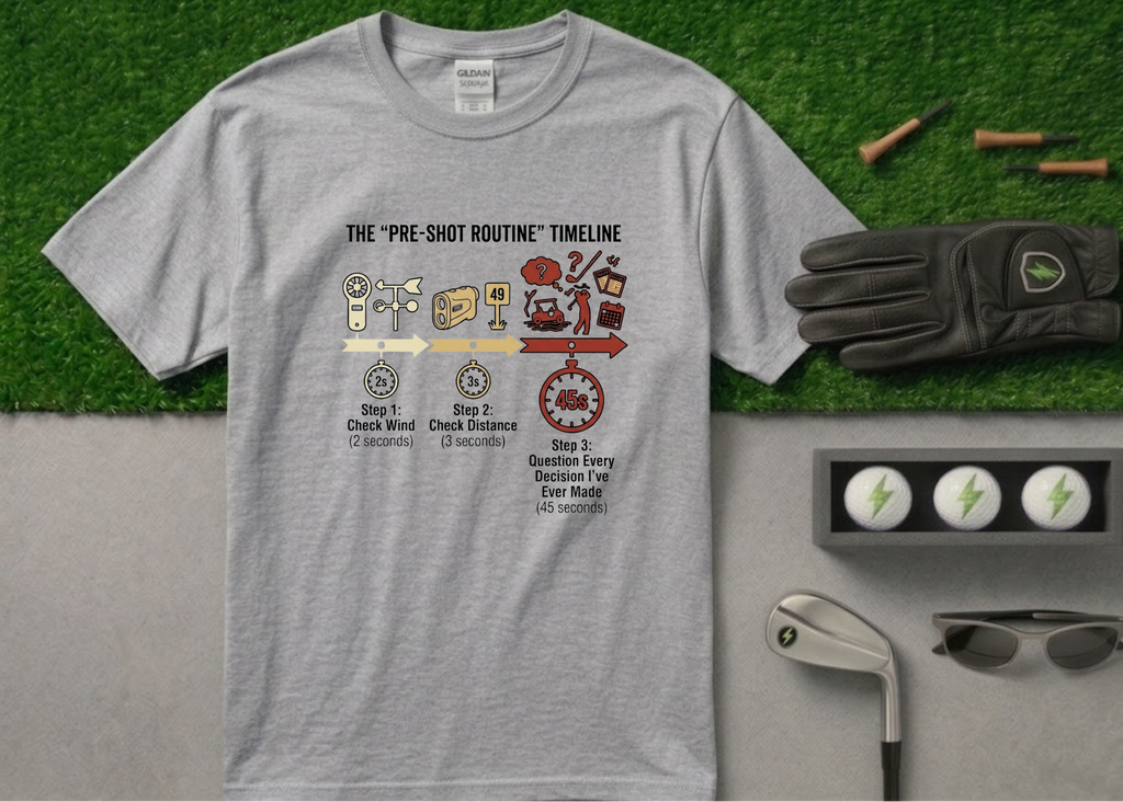 The "Question Every Decision" Funny Golf T-Shirt