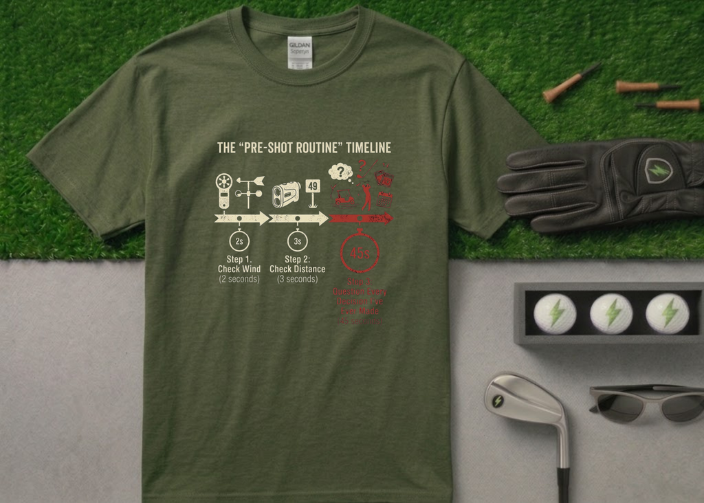 The "Question Every Decision" Funny Golf T-Shirt