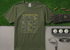 The "All Roads Lead To The Woods" Funny Golf T-Shirt