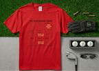 The "All Roads Lead To The Woods" Funny Golf T-Shirt