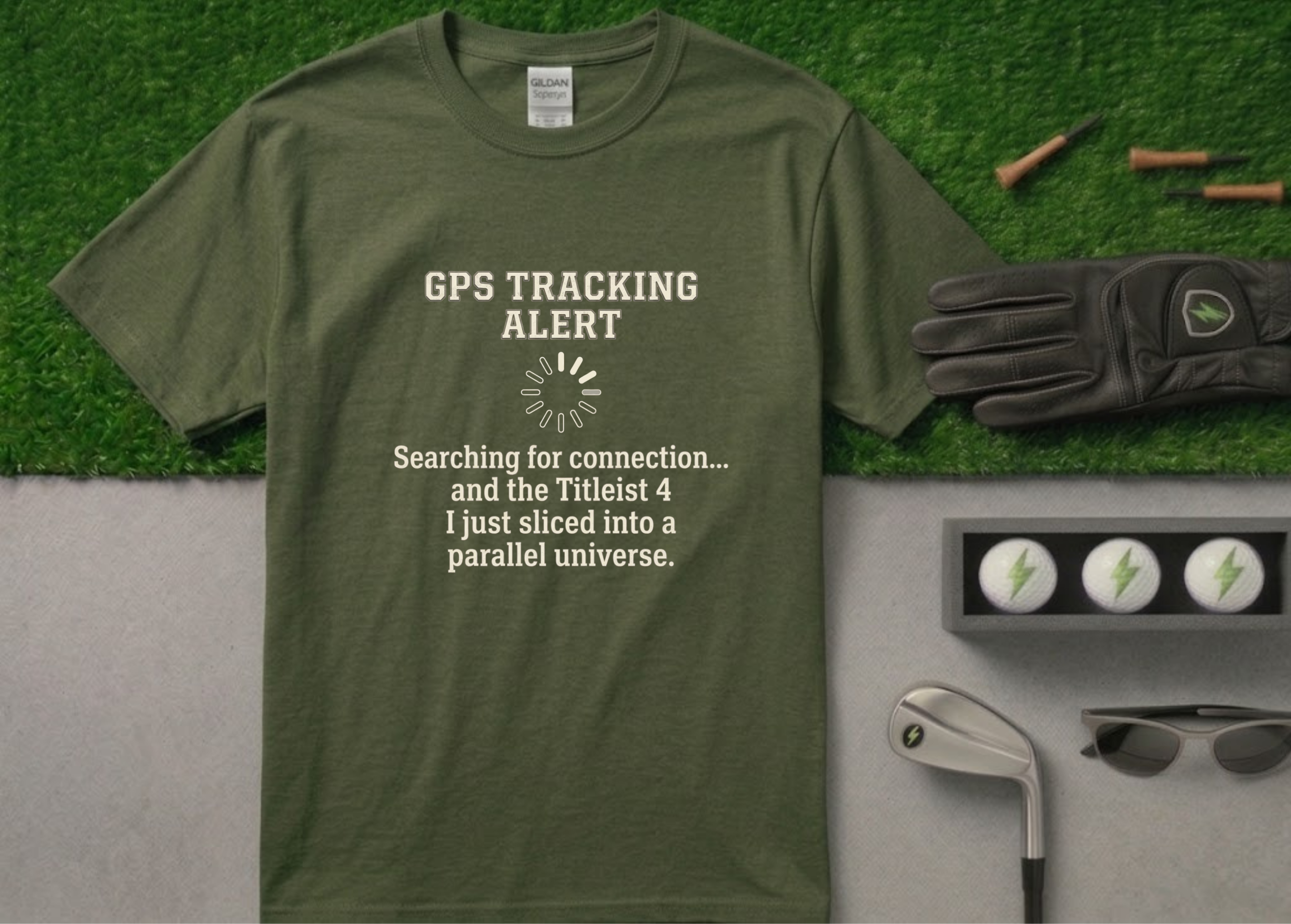 The "Titleist 4" Quantum Realm Funny Golf T-Shirt