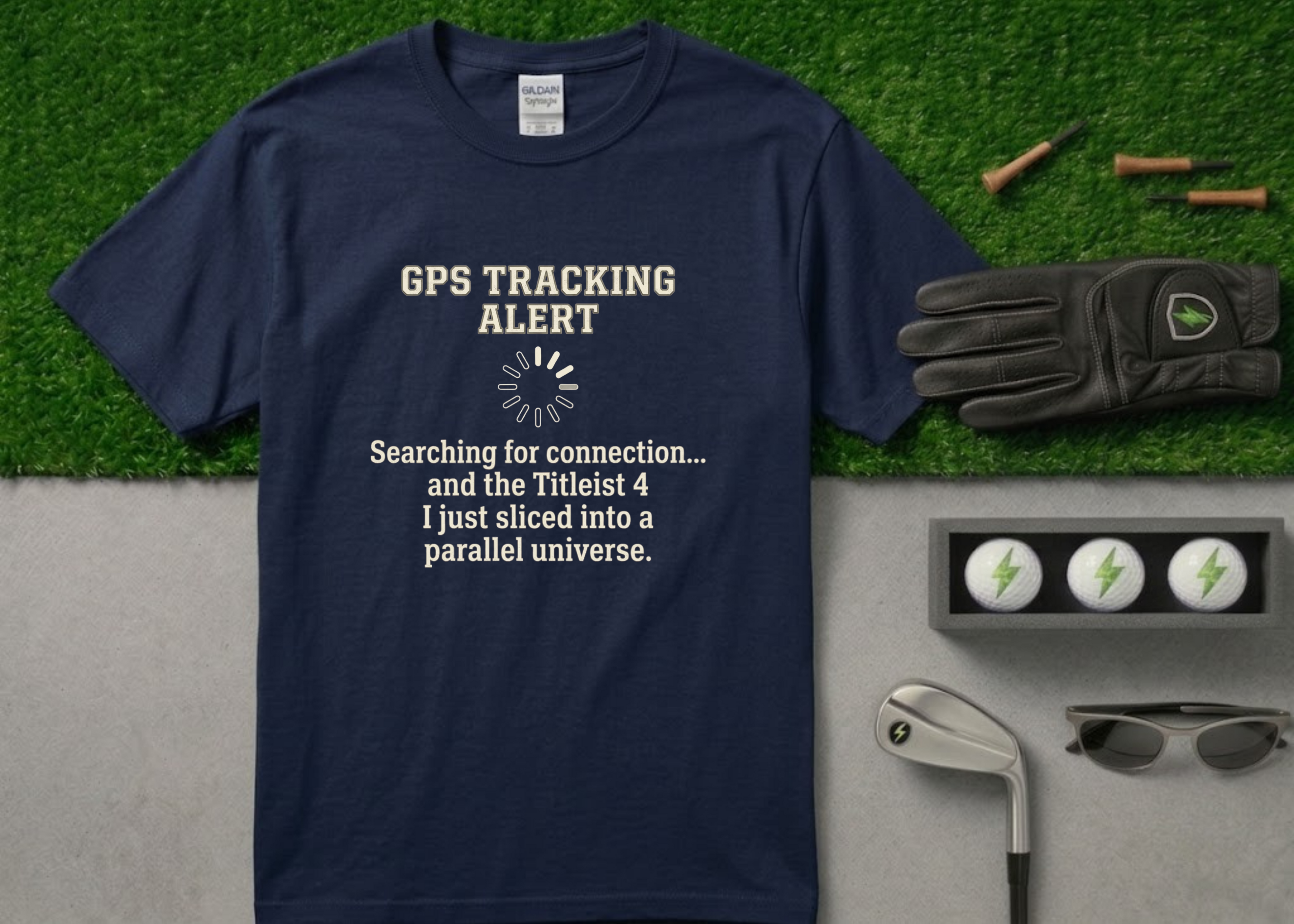 The "Titleist 4" Quantum Realm Funny Golf T-Shirt
