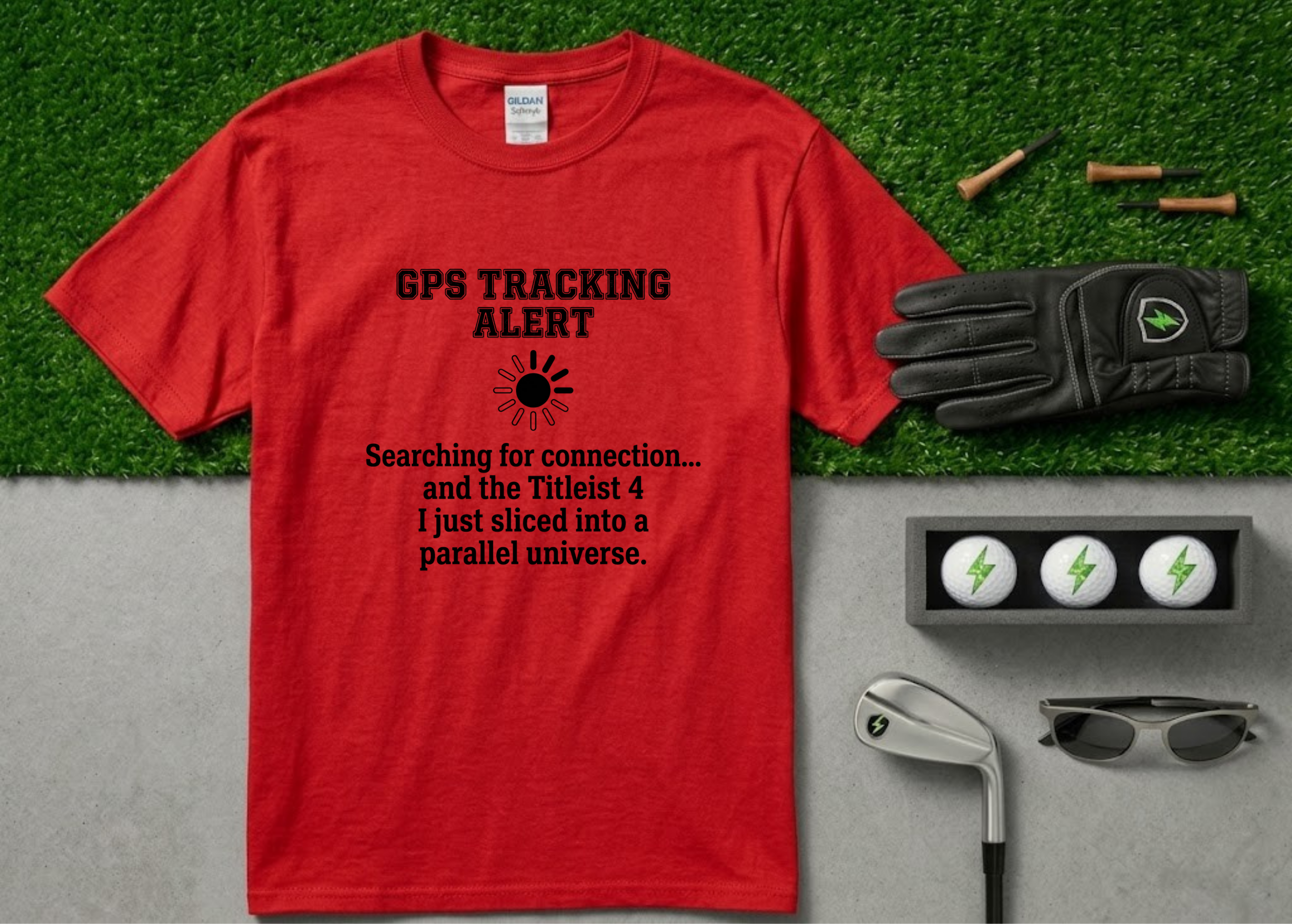 The "Titleist 4" Quantum Realm Funny Golf T-Shirt