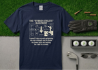 The "Hybrid Athlete" Blueprint Funny Golf T-Shirt