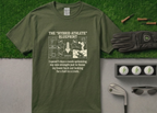 The "Hybrid Athlete" Blueprint Funny Golf T-Shirt