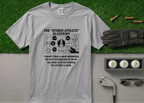 The "Hybrid Athlete" Blueprint Funny Golf T-Shirt