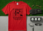 The "Hybrid Athlete" Blueprint Funny Golf T-Shirt
