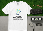The "Keep Away From Hazards" Funny Golf T-Shirt