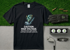 The "Keep Away From Hazards" Funny Golf T-Shirt