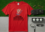 The "Keep Away From Hazards" Funny Golf T-Shirt