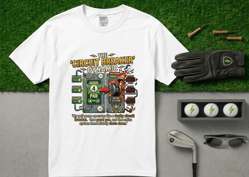 The "Entire System Tripped" Funny Golf T-Shirt