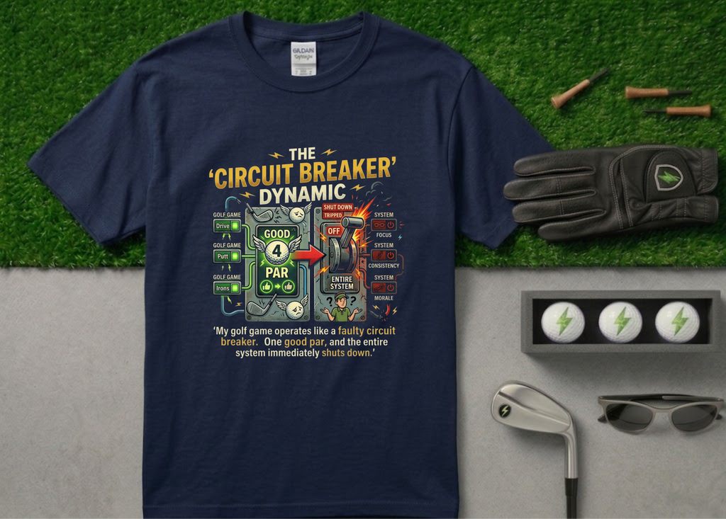 The "Entire System Tripped" Funny Golf T-Shirt