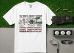 The "Deeply Disappointing Double Bogey" Funny Golf T-Shirt