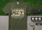The "Club Throwing Technique" Velocity Funny Golf T-Shirt