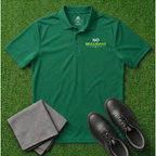 'No Mulligans' Embroidered Performance Golf Polo (Adidas Unisex)