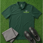 'No Mulligans' Embroidered Performance Golf Polo (Adidas Unisex)
