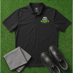 'No Exit Ramps' Embroidered Performance Golf Polo (Adidas Unisex)