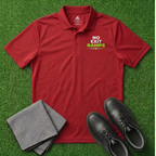'No Exit Ramps' Embroidered Performance Golf Polo (Adidas Unisex)