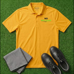 'No Mulligans' Embroidered Performance Golf Polo (Sport-Tech Unisex)