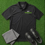 'No Shortcuts' Embroidered Performance Golf Polo (Sport-Tech Unisex)