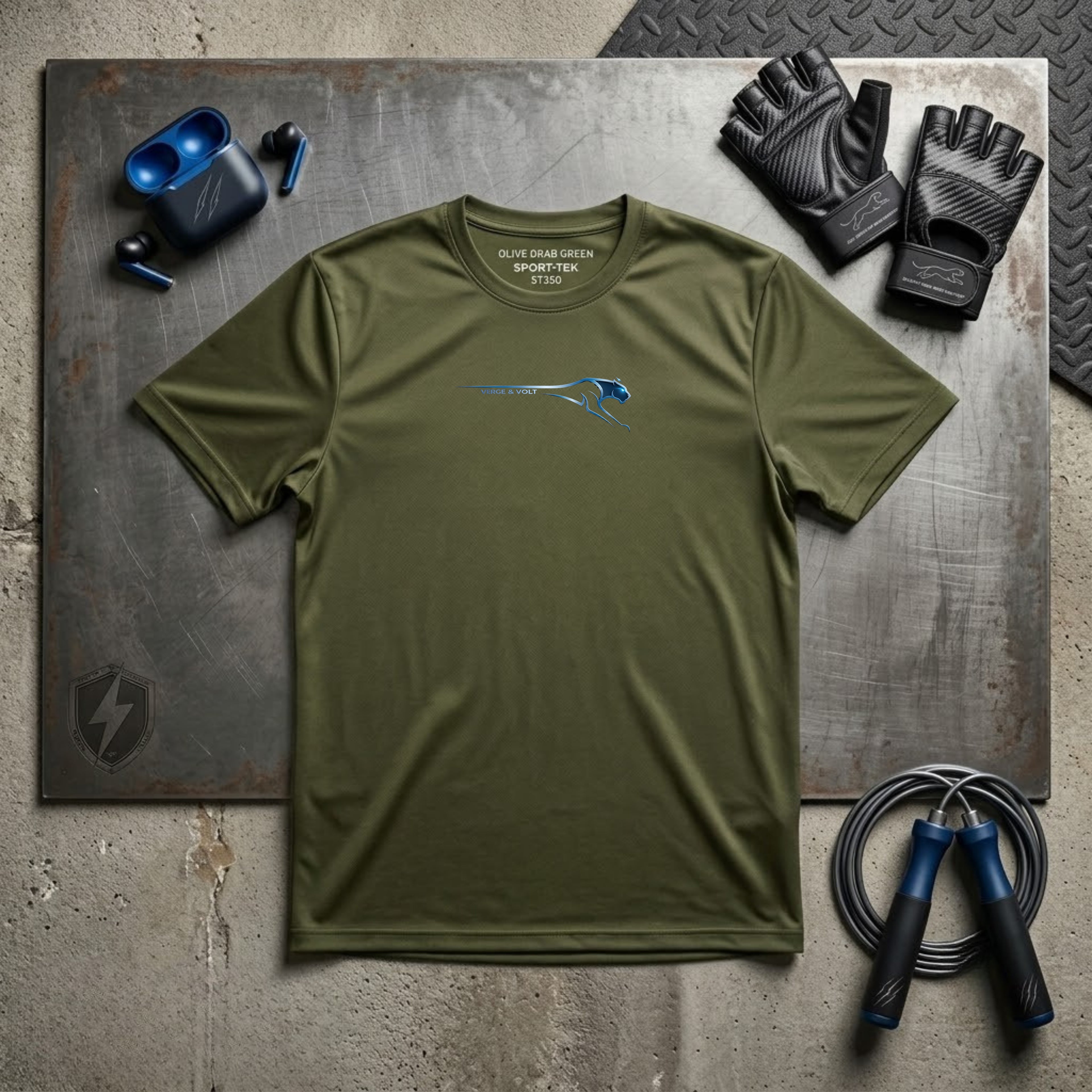 The Electric Horizon Performance T-Shirt (Sport-Tek Unisex)