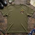 F Co. 51st Infantry (LRS) Scroll with Ranger Tab Softstyle T-Shirt