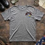 F Co. 51st Infantry (LRS) Scroll with Basic Wings Softstyle T-Shirt