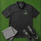 'NO SHORTCUTS' Shield+ Embroidered Performance Golf Polo (Sport-Tech Unisex)