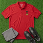'PLAY ALL 18' Shield+ Embroidered Performance Golf Polo (Sport-Tech Unisex)