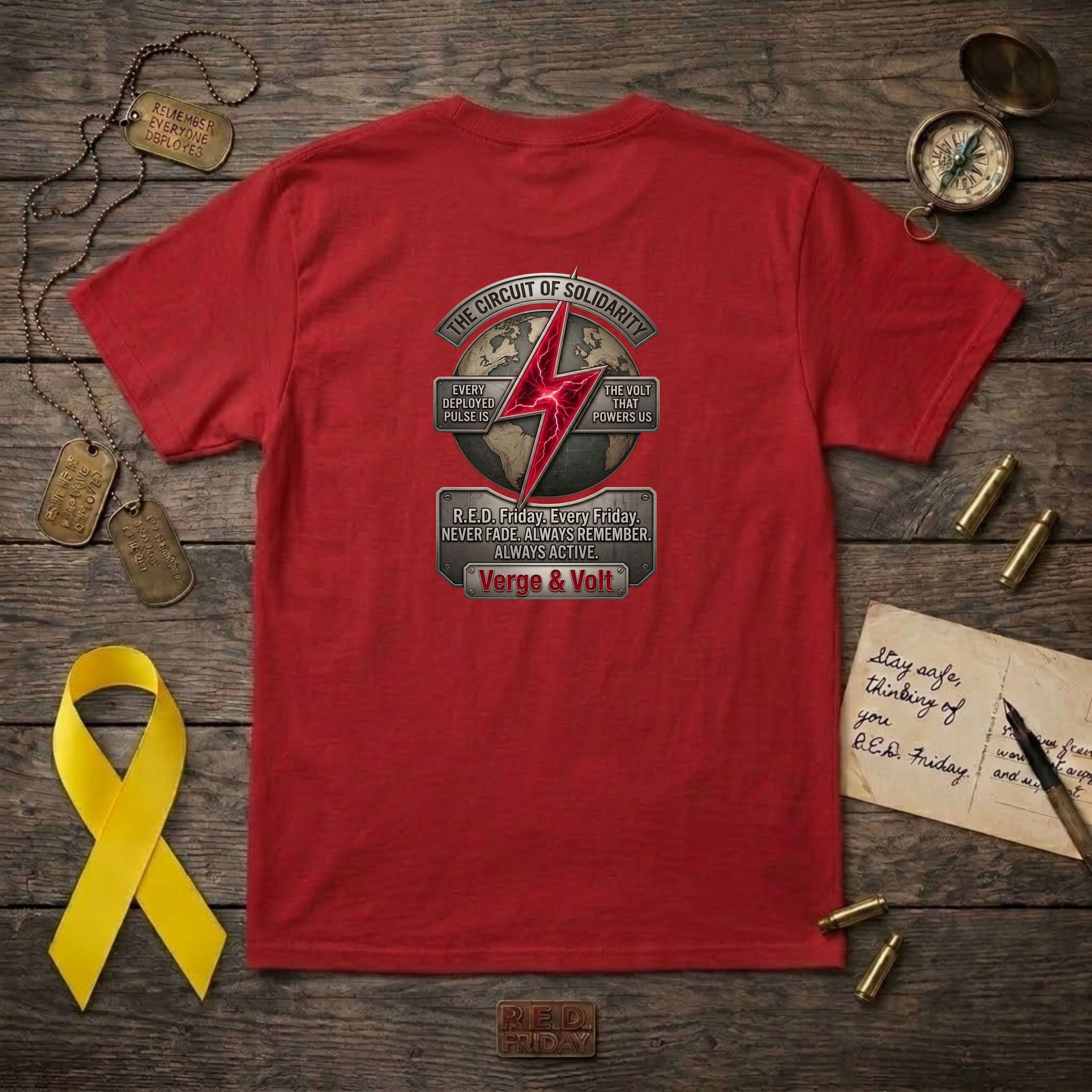 R.E.D. Friday "Circuit of Solidarity" T-Shirt