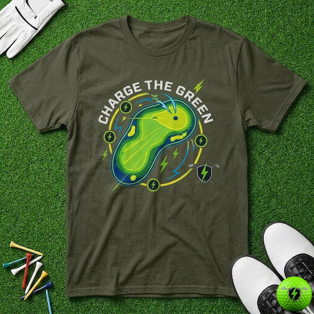Charge the Green Circuit Green T-Shirt