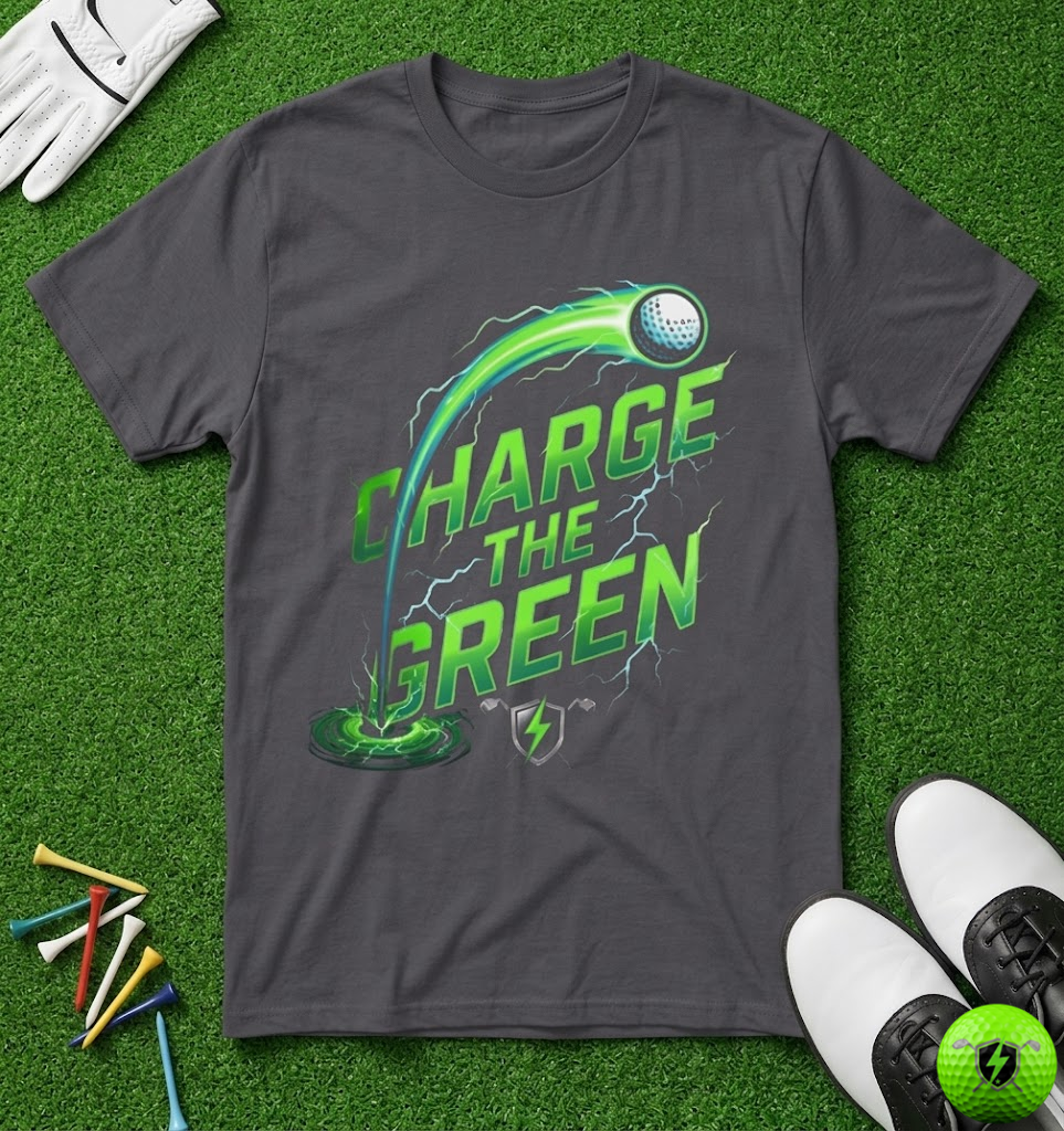 Charge the Green Electric Flight T-Shirt